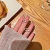 Pendientes de plata S925 con letras de Corea del Sur, nuevos y modernos, de alta calidad, con temperamento, a la moda, venta al por mayor, para mujer