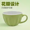 Xícara e Tigela de Cerâmica, Caneca Grande, Leite para Café da Manhã, Grande Capacidade, Listras de Exportação, Tigela de Abóbora de Natal, Copo de Água para Presente