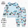 Sudadera de Otoño Nueva de Cuello Redondo Transfronteriza Material Ropa para Bebés y Niños Traje de Dos Piezas Traje Deportivo Casual [Mayoreo]
