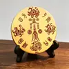 Adornos de Escritorio de Latón de la Ciudad de Shanhai de las Cuatro Bestias Divinas Shi Gan Dang Adornos de Cabeza de la Suerte Decoraciones para Sala de Estar Estudio Entrada