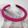 Diadema de Tela para el Cabello Esponjosa Color Diario Blanco Ropa Exterior Parte Superior Alta del Cráneo Tarjeta para el Cabello Coreana Dongdaemun Vintage ins Accesorios para la Cabeza
