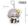 Chaveiro de Anime Periférico Honkai Star Rail Orvalho Branco 7 de Março Verde Quercetina Acrílico Pingente Dupla Face