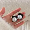 Pinza para el pelo de princesa con perlas sencillas, tamaño pequeño, pinza para flequillo, horquilla rota, accesorios para el cabello, pinza pequeña para el pelo, horquilla para la parte trasera del cabello, pinza para el pelo para mujer