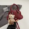 Bolso Estética Retro Primavera Mujer 2025 Nuevo de Moda Coreano Bandolera Bolso Bowling Cruzado Casual Bolso Concha