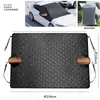 Parasol delantero para coche, ampliado, resistente a la humedad, tela Oxford, protección solar y aislamiento térmico para coche, engrosado, protector para nieve, lámina aluminizada, parasol