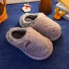 Pantuflas de Algodón para Otoño e Invierno Antideslizantes de Moda para Pareja Hombres y Mujeres de Interior para el Hogar Cálidas Silenciosas Duraderas con Forro de Felpa