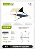 Tenda de dossel pronta para churrasco ao ar livre, sem necessidade de montagem, resistente ao vento, revestida de preto espessado, dossel de praia à prova de sol
