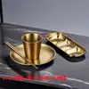 Restaurante de Churrasco Coreano Utensílios de Mesa para RV Conjunto de Tigelas Bibimbap e Hashis Conjunto de Mesa para Fondue de Restaurante Conjunto de Três ou Quatro Peças Comercial