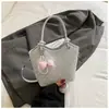 Bolso de Cubo de Mano Shuai Mi Jia Moda Lunares Nuevo Otoño Temprano 2026 Alto Valor Nicho Lujo Ligero Bolso de Hombro Cruzado