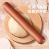 Rodillo de sándalo rojo, madera maciza, tamaño grande, para uso doméstico, adecuado para hacer tapas de dumplings y hornear