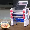 Prensa Elétrica de Massa de Aço Inoxidável Doméstica Multifuncional Pequena Máquina de Macarrão Comercial para Abrir Massa, Massas de Pastel e Massas de Wonton