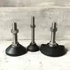 Acero inoxidable 304 Taza de pie a prueba de golpes y amortiguadora Anclaje de nylon ajustable Fijo ajustable Pie antideslizante m8m10m12m16