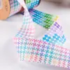 Cinta Floral de Dibujos Animados Impresa a Doble Cara Colorida Cinta para Lazos DIY Accesorios para el Cabello Cinta para Mascotas Decoración