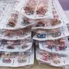 Pinza para el pelo de aleación con pedrería y garra, color dorado y plateado, Tienda de dos yuanes de Yiwu, Accesorios para el cabello de productos pequeños al por mayor