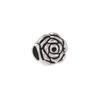 Cuentas de Trébol de Cuatro Hojas de Flor Hoja de Plata Antigua Plata Xizang Retro Serie Natural Cuentas de Agujero Grande Accesorios de Aleación Hechos a Mano DIY