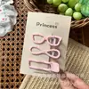 Paquete de 3 Lindas Pinzas para el Cabello de Perro con Lunares, Pez y Flor para Mujer, Pinzas de Pato, Pinzas para Flecos Laterales, Pasadores Versátiles, Accesorios para el Cabello