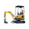 Modelo 20 de Escavadeira Pequena para Engenharia Agrícola, Máquina Tipo Gancho Modelo 18 para Jardins, Pomares e Estufas, Microescavadeira Modelo 17, Mini Escavadeira de Duas Toneladas Modelo 15