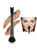 Herramienta de Maquillaje de Dos Cabezales U-Shaped para Sombra de Nariz y Polvo Suelto, Portátil de Doble Cabezal, Base de Alto Brillo Corrector