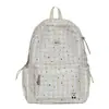 Mochila Escolar Transfronteiriça para Meninas do Ensino Fundamental, Alunos do Ensino Médio e Alunos do Ensino Fundamental, Grande Capacidade, Mochila Tendência de Nicho com Acabamento de Alta Qualidade