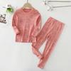 Nova versão de roupas de outono 100% algodão para crianças conjunto de calças de outono conjunto de roupas íntimas para bebês meninos e meninas pijamas roupas de casa vendas diretas da fábrica