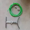 Novo Tipo de Braçadeira para Mangueira de Irrigação, Braçadeira de Saída de Bomba d'Água, Braçadeira de Tubo de Saída de Água, Clipe de Fixação Rápido Portátil de Fio de Aço