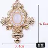 Serie de fragancias de aleación moda colgante de diamante personalizado accesorios para el cabello diy material para pendientes accesorios de joyería de aleación