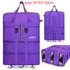Bolsa de remessa aérea com rodas universais para estudo no exterior, bolsa de viagem de grande capacidade, bolsa de bagagem com logotipo personalizado
