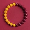 Pulseira de Cinábrio e Realgar Pulseira Original de Mineral Repelente de Mosquitos Pulseira de Realgar e Cinábrio para Caminhar à Noite e Dar de Presente para Homens e Mulheres no Ano do Zodíaco