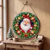 Adornos Navideños 5D Transfronterizos con Diamantes de Forma Irregular, Decoraciones DIY Festivas, Reno de Halloween, Papá Noel, Cascanueces, Nieve
