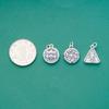 Plata de ley S999 retro nuevo chino Tíbet plata para el pie león de nieve danza del león león mazo colgante pulsera DIY accesorios de plata