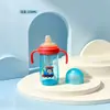 Taza de Aprendizaje con Popote y Asa para Bebé de PP Antiderrames 330ml Gran Capacidad Taza de Agua Infantil para Guardería Taza de Dibujos Animados