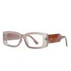9250 Gafas de Sol Modernas Retro de Marca Grande INS Color Tinta Feng Shui Gafas de Sol Versátiles de Moda para Mujer Espejo Plano Anti-luz Azul