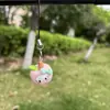 Llavero Colgante de Gato Manzana Lindo para Mochila de Estudiante Accesorio de Bolsa Regalo para Amigos y Parejas Pequeño Regalo