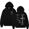 Sudaderas con Gráficos de Álbum Musical Cactus Jack de Talla Europea de Venta Caliente Transfronteriza