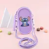 Bolsa de Teléfono de Silicona Transfronteriza En Stock Portátil Cruzada para Gafas de Sol Almacenamiento Monedero de un Solo Hombro Fijo Dopamina