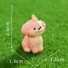 Figuritas de cachorros Pomerania y Dóberman Lindos para Paisajes en Miniatura, Adornos de Decoración para Jardín DIY, Adornos Pequeños de Escritorio