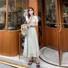 Nuevo Vestido Elegante de Verano 2026 Estilo Francés Ceñido a la Cintura Adelgazante para Mujer, Vestido de Longitud Media de Alta Gama para Mujeres Petitas