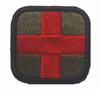 Pegatina para bolsa de rescate al aire libre Haike, insignia médica táctica cruzada, sello de mochila de rescate de emergencia, sello de velcro bordado