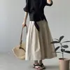 Pantalones Casuales de Pierna Ancha Rectos Sueltos de Verano Estilo Coreano de Cintura Alta Versátiles para Mujer, Pantalones Largos de Verano de Botón Único