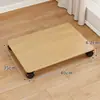 Base Móvil para Caja de Almacenamiento con Ruedas, Estante de Almacenamiento, Bandeja para Computadora Debajo del Escritorio, Soporte para Flores, Rueda Universal, Soporte para Impresora