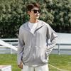 Ropa de protección solar de seda helada para exteriores, protección solar UPF 50+, transpirable, de verano, para hombre, con protección ultravioleta y abrigo de pesca holgado.