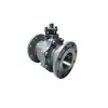 Válvula de bola Yucheng Q41F-16C, para agua, vapor y productos petrolíferos, fabricada en acero al carbono con un sello flotante de PTFE, que presenta un sello suave y duro, y un diseño con bridas para aplicaciones de alta temperatura