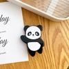 Pinza para el pelo de panda pequeño y lindo de placa de acetato para joyería Duowei, pinza rota de dibujos animados, anillo para coleta de pelo elástico alto transfronterizo