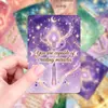 18 Tarjetas de Oráculo de Fantasía Coloridas con Energía Positiva Citas Inspiradoras en Inglés, Decoración de Escritorio, Tarjetas de Felicitación para Regalar