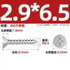 Tornillos Autorroscantes Avellanados Gb846 Acero Inoxidable 304 Cabeza Plana Phillips Tornillos para Madera Extendidos M2.9M3.5M4.2M5.5