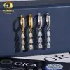 Zuanfa Cross-Border 2025 Novos Brincos Criativos para Meninas Prata S925 Moissanite Brincos Longos para Jantar Atacado