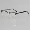 H6633 Nuevo y Elegante Armazón de Ceja de Negocios, Armazón de Gafas Simple, Se Puede Montar con Lentes Graduados, Serio y Maduro para Hombres