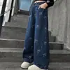 Pantalones Anchos de Dibujos Animados Lindos para Niñas, Otoño 2026 Nuevo Estilo Coreano Modernos Jeans para Niños