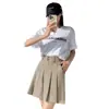Culottes de verano para mujer 2026 nuevo estilo popular para mujeres petite y de talla grande, pantalón falda corto, pantalón corto estilo traje de cinco puntos