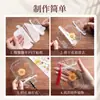 Marcador de Flores Secas flor hecho a mano material diy botella de los deseos hojas transparentes infantiles flores y plantas espécimen sello de plástico para mascotas